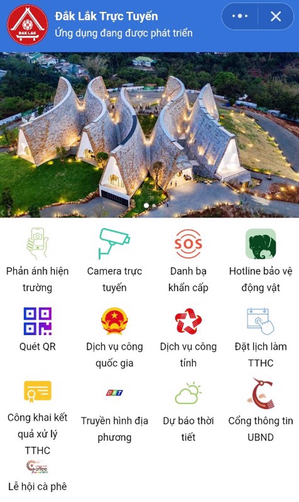 Ra mắt phiên bản mini app Zalo “Đắk Lắk Trực tuyến” thử nghiệm 